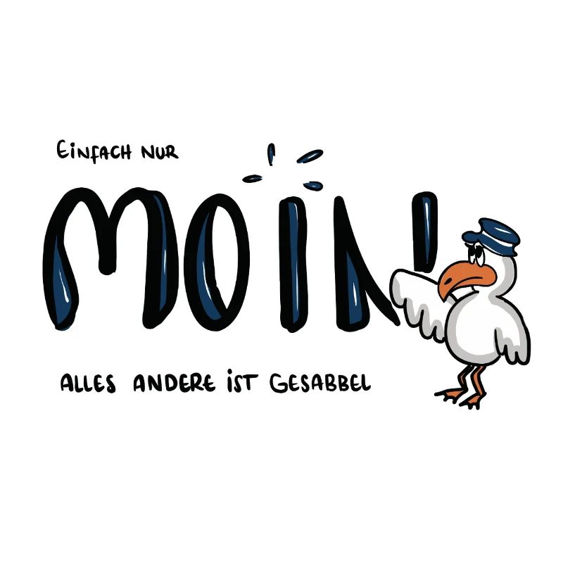 Moin Küstenseemöwe im Sailor-Style