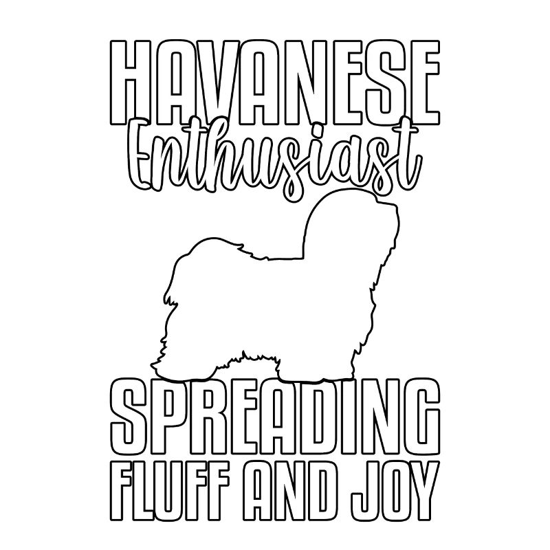 Havanese enthusiast spreading fluff and joy