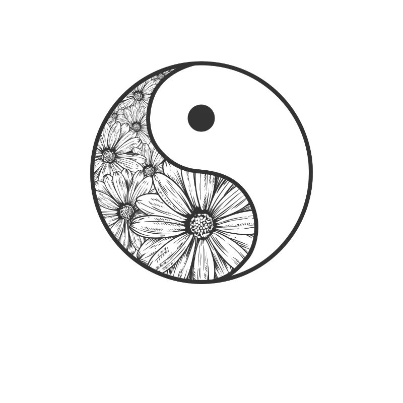 Fleurs Fleurs Yin et Yang