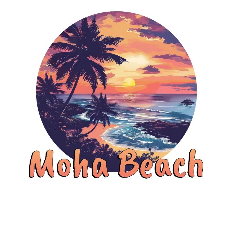 Moha Beach, Caraïbes, Pays-Bas, Vacances au coucher du soleil