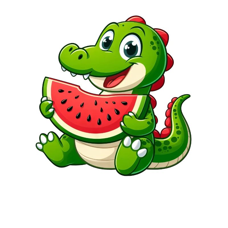 Crocodile Melon Watermelon Fruit Fruity