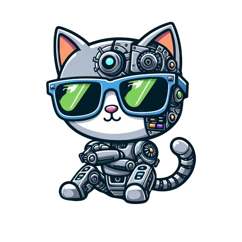 Cat Cat Robot Mech Cyborg Sci-Fi