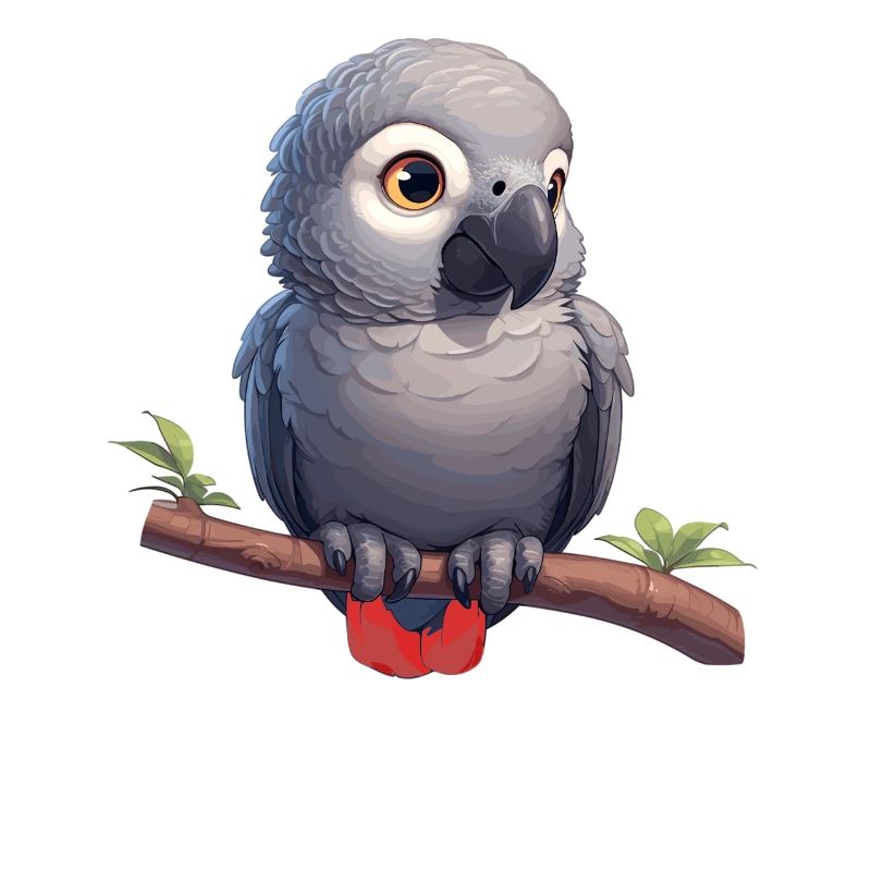Perroquet gris Graupapageis Graupapagei