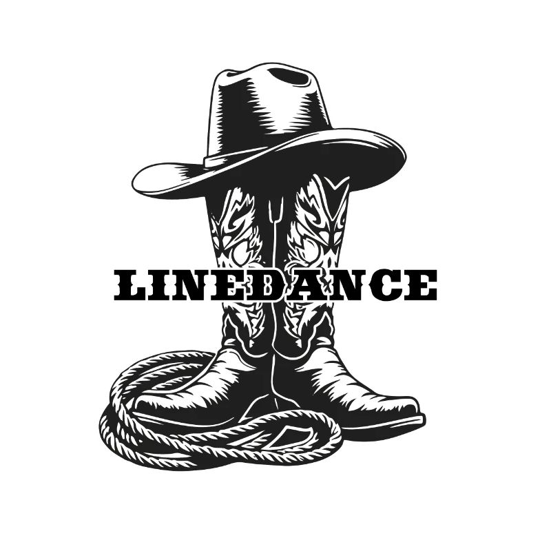 Linedance Linedancing Country Fan - Geschenk