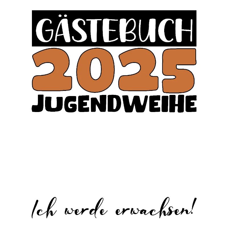 Jugendweihe 2025 Gästebuch Geschenk Mädchen Jungen