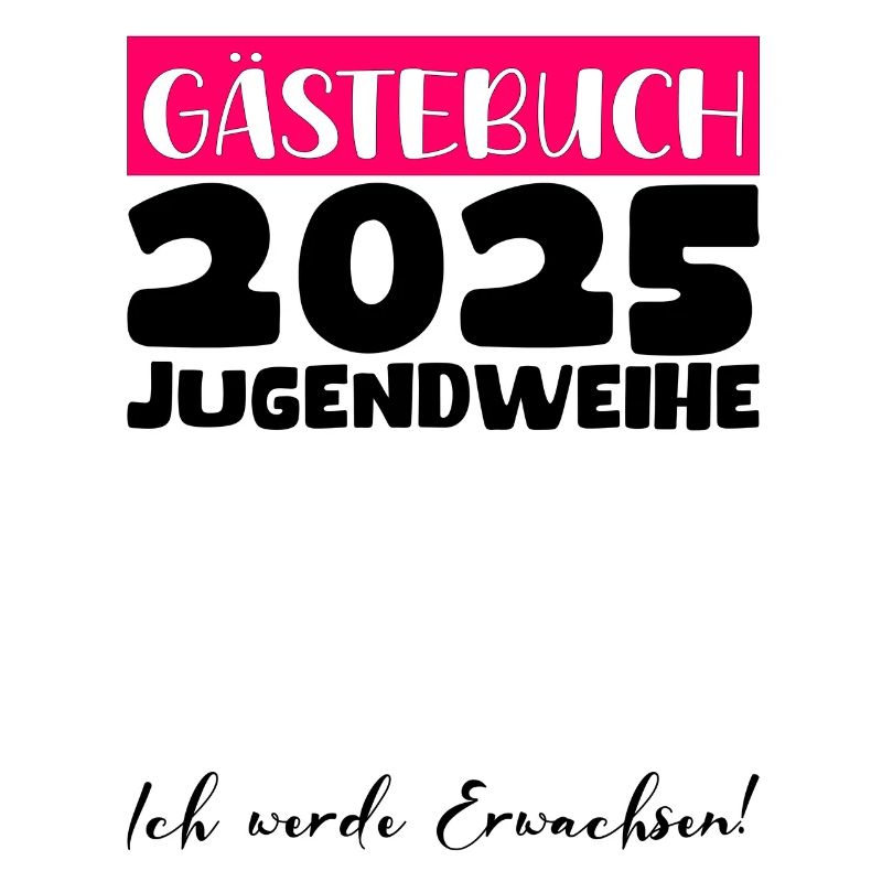 Jugendweihe 2025 Gästebuch Geschenk Mädchen Jungen