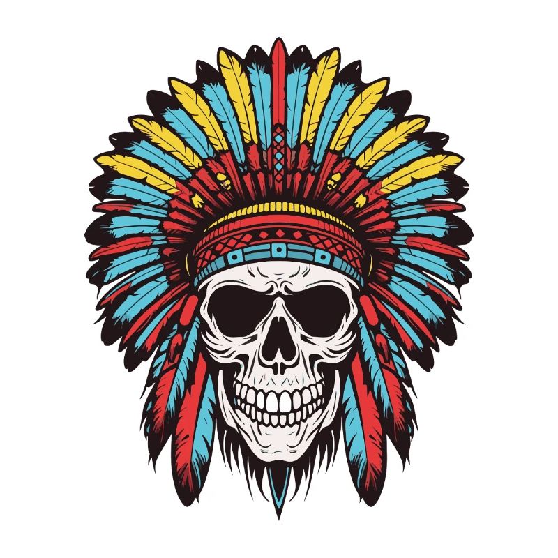 Crâne de chef indien Apache