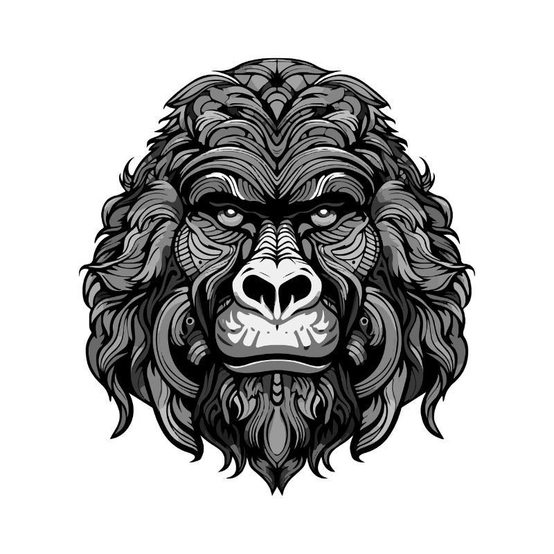 Portrait de gorille