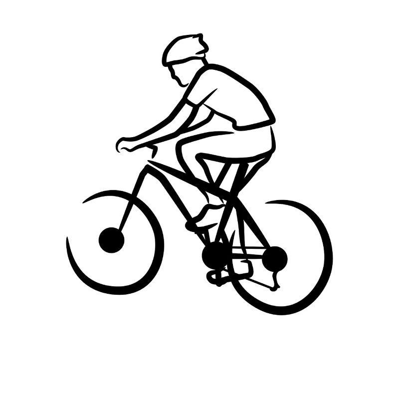Mountain Biker Drawing