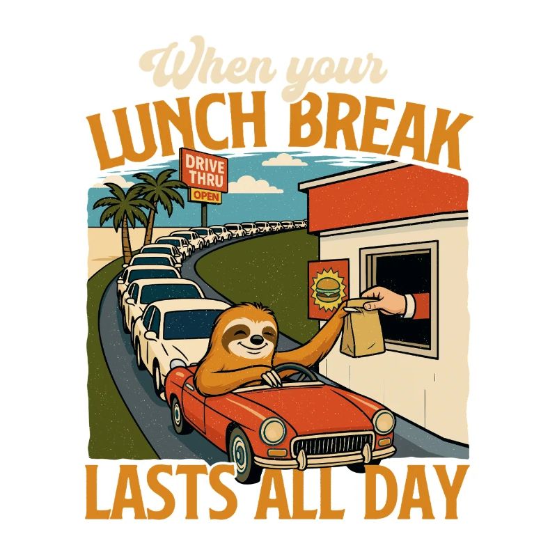 When Your Lunch Break Lasts All Day Joke