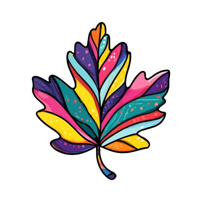 Maple Leaf Colorful