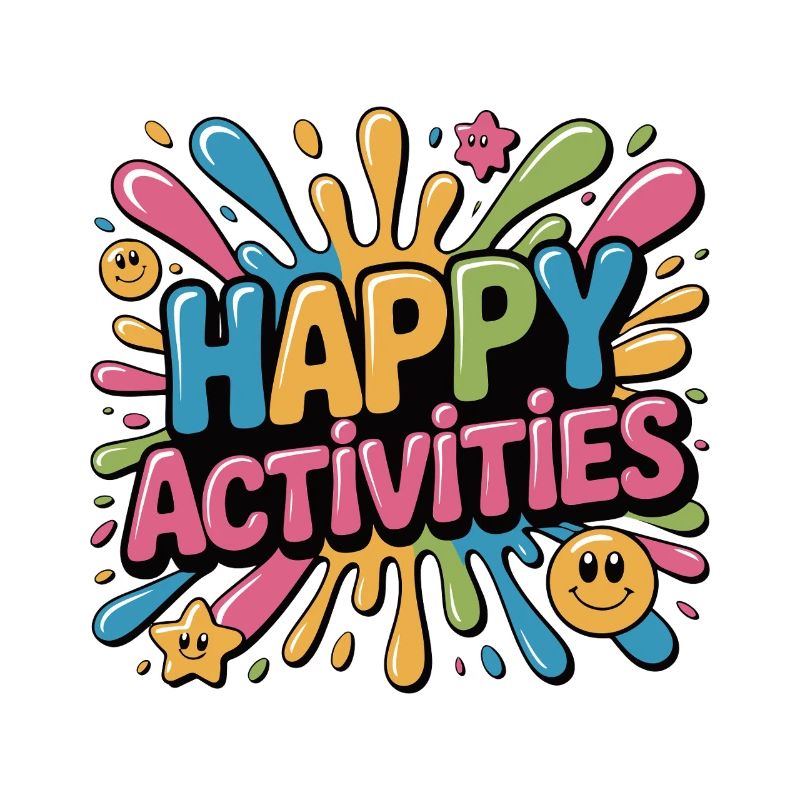 Activités joyeuses Explosion d’éclaboussures