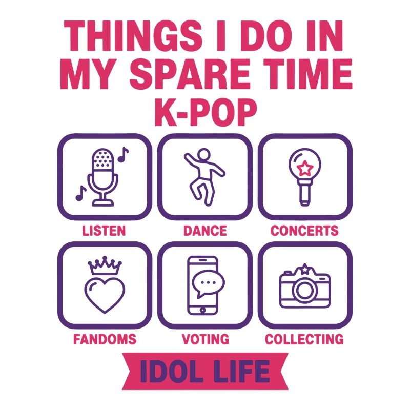 Choses que je fais pendant mon temps libre Vie d’idole K-Pop