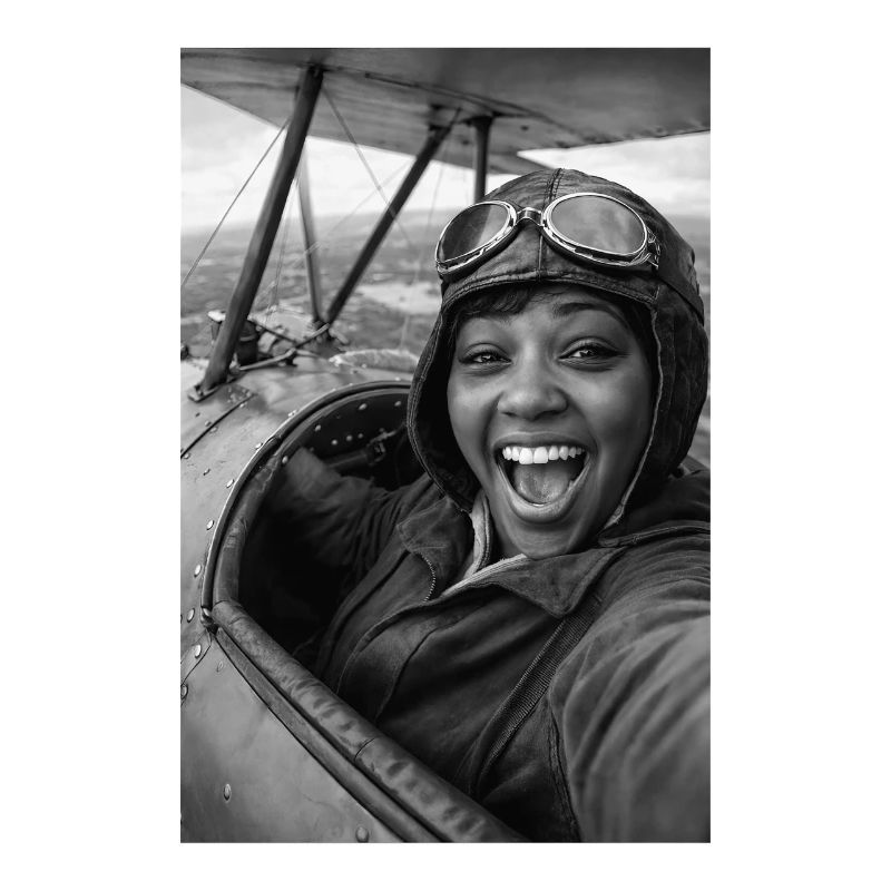 Bessie Coleman Selfie