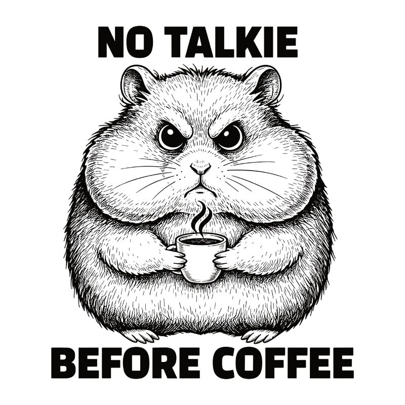 Pas de conversation devant un hamster amateur de café
