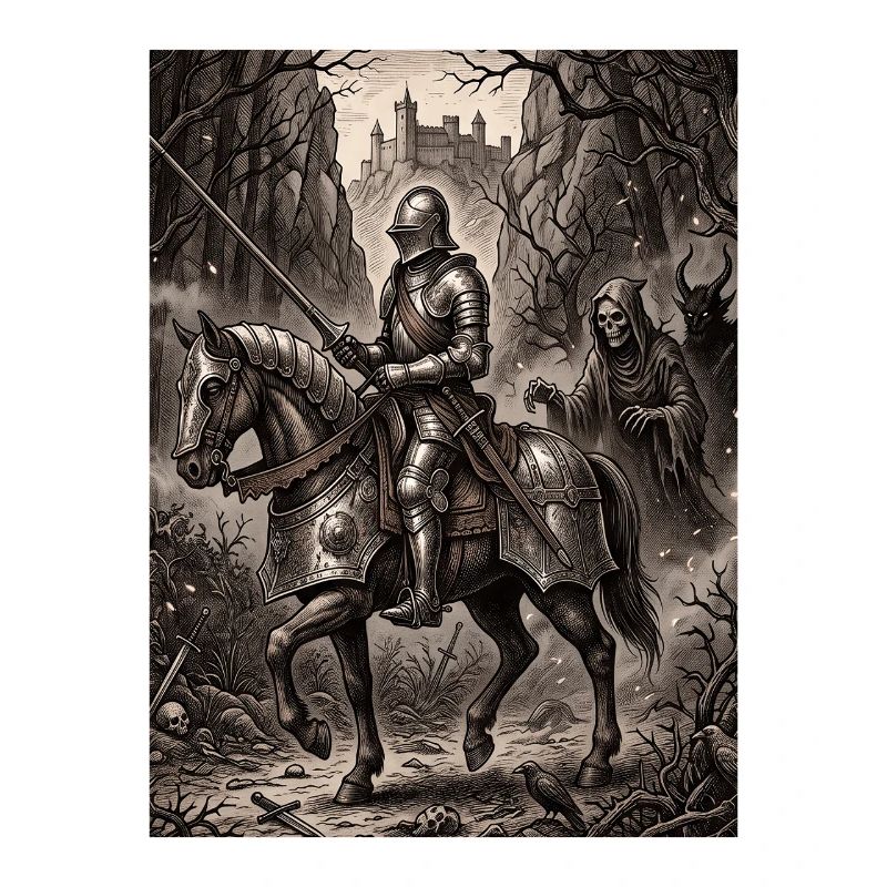 Knight Death and the Devil by Albrecht Durer