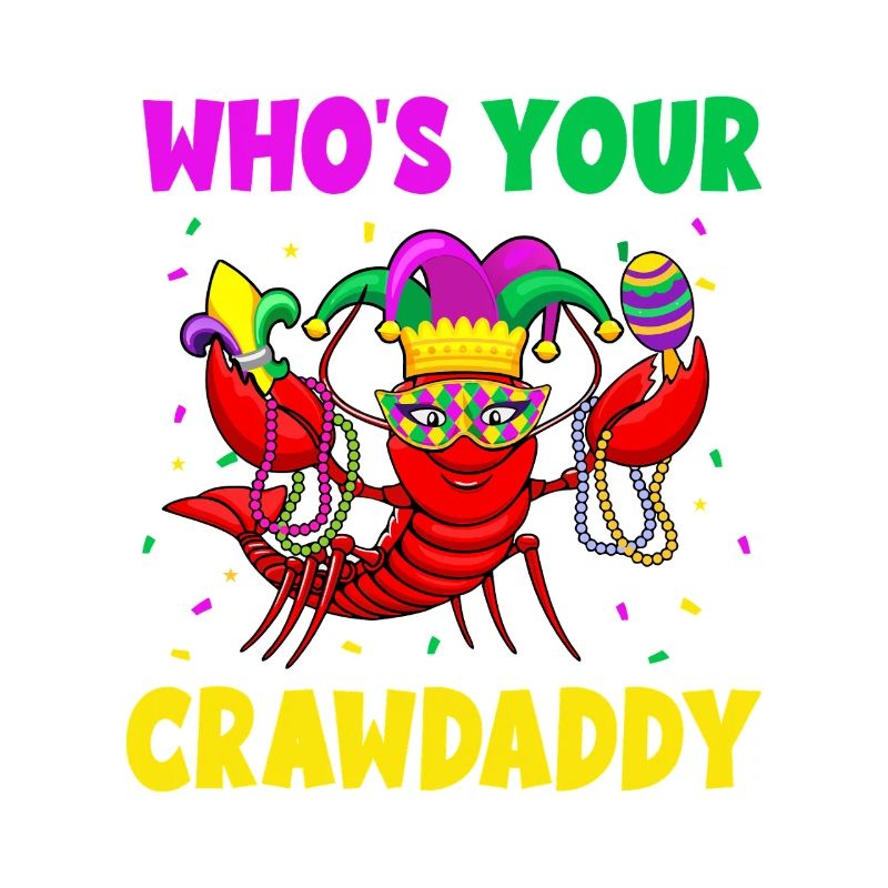 Crawdaddy Mardi Gras Mask