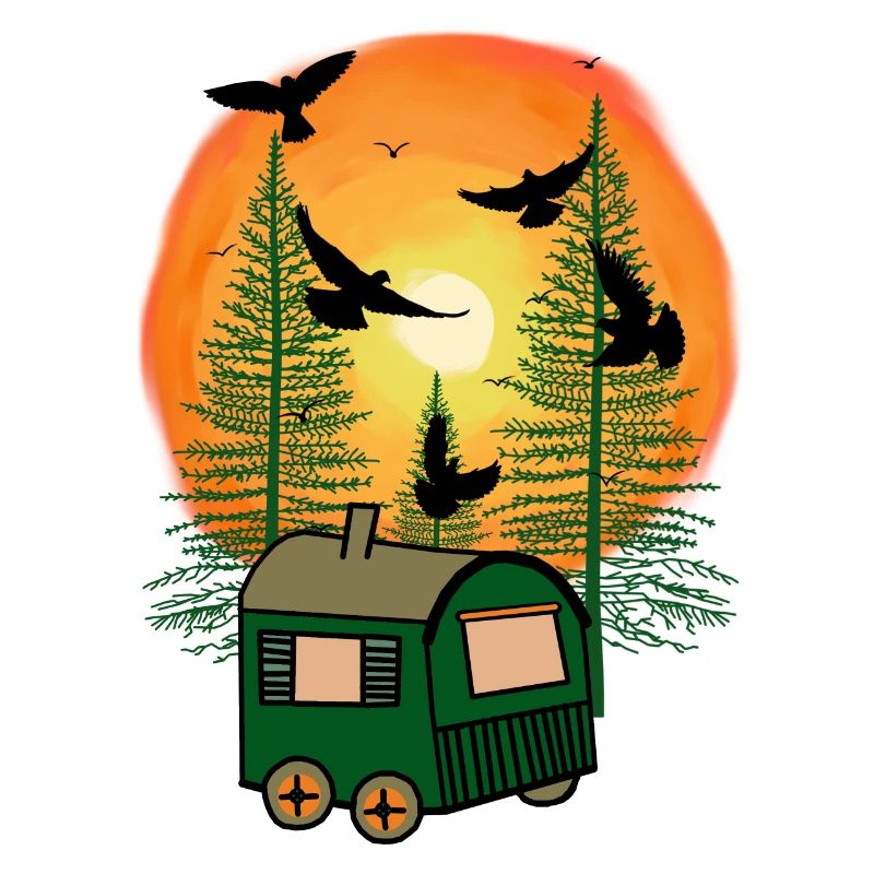 Construction trailer naturally different unusual living camp