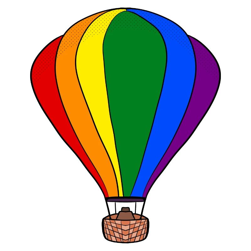 Regenbogen-Ballon