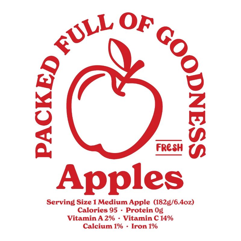 Apples Nutritional Red