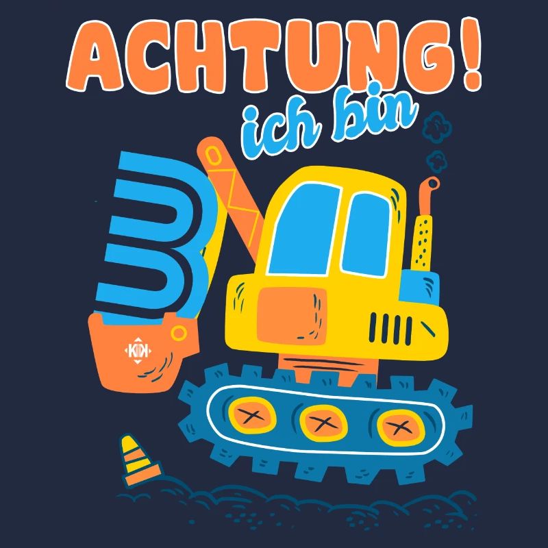 Ich bin 3 Geburtstag des Baggers, Geschenk 3
