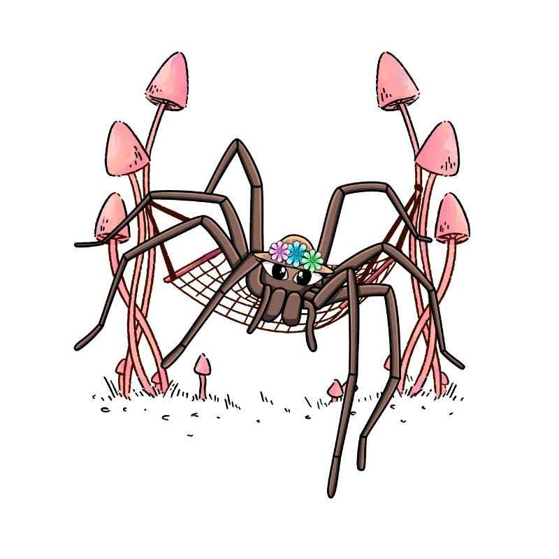 Spinne Spinnen abhängen Hängematte Spinnennetz