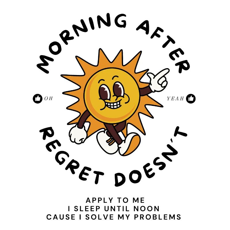 Solving regrets cartoon