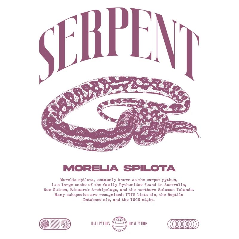 Carpet Python Modern Reptile Keeper Streetwear