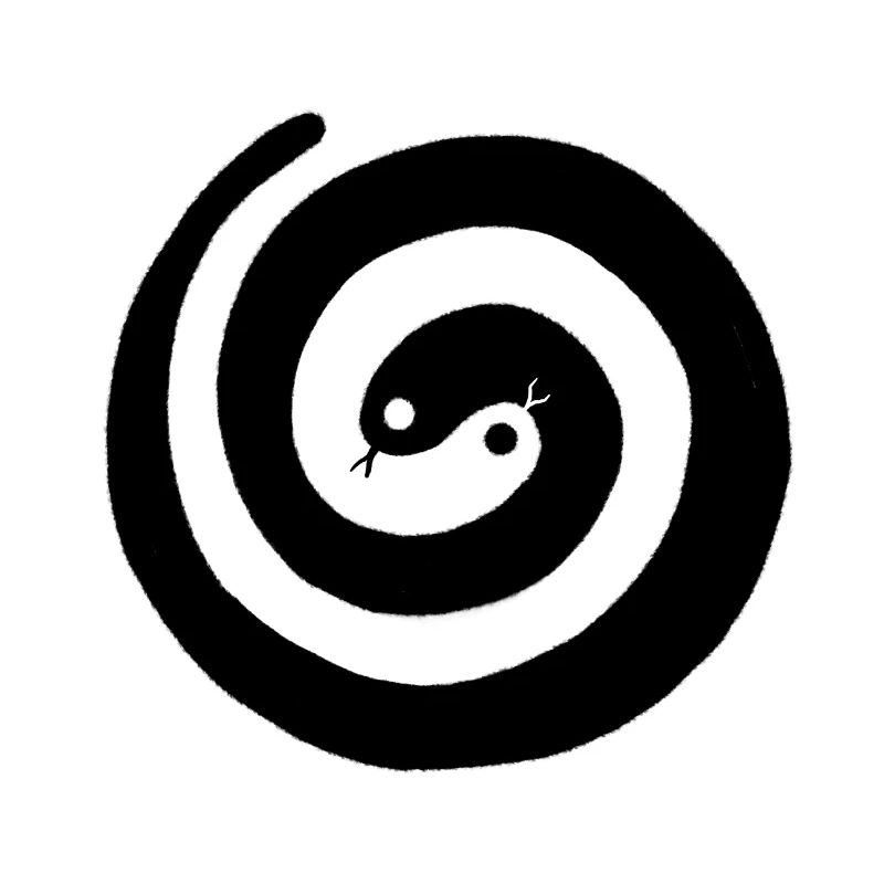 Yin-Yang Schlangen