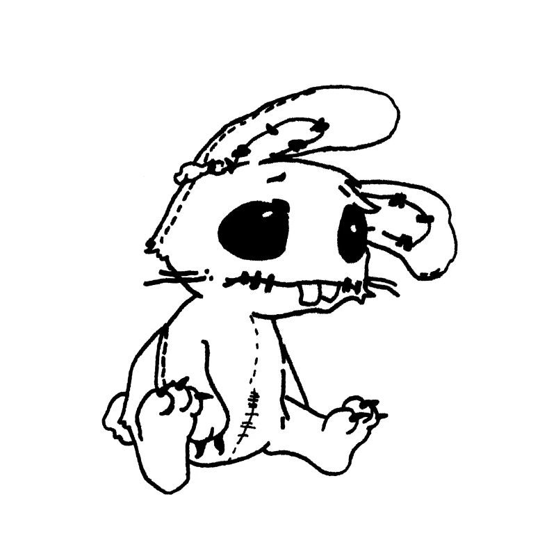 Sad Rabbit - drôle de lapin emo