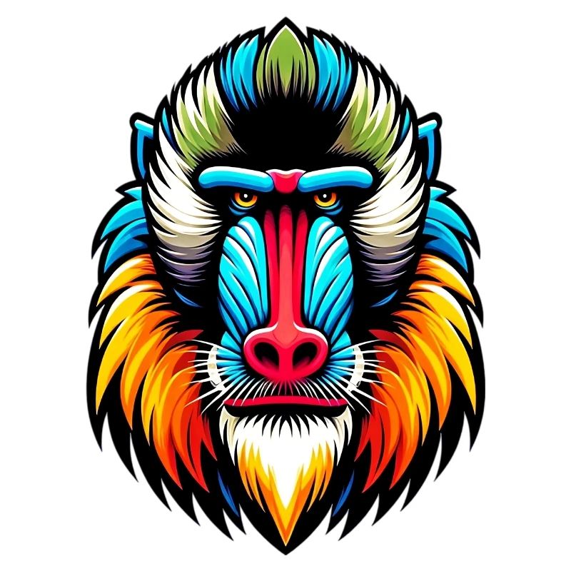 Mandrill monkey
