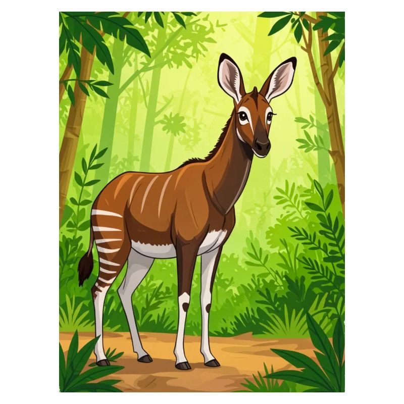 The mysterious rainforest creature with zebra 