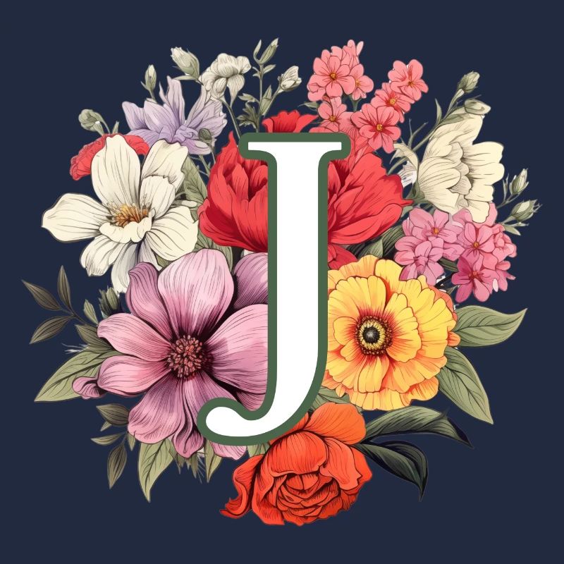 J Monogram Bouquet