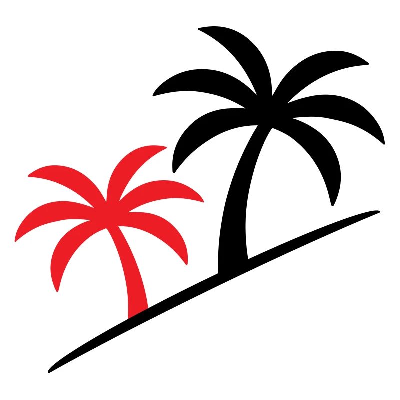 Palm Tree Symbol Beach