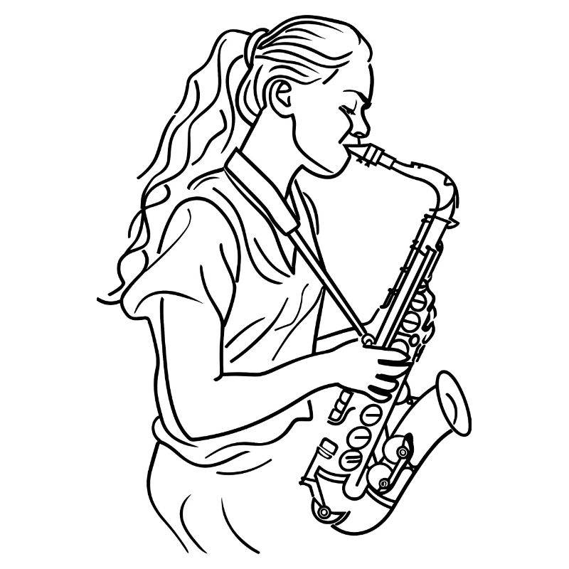 Saxophonistin