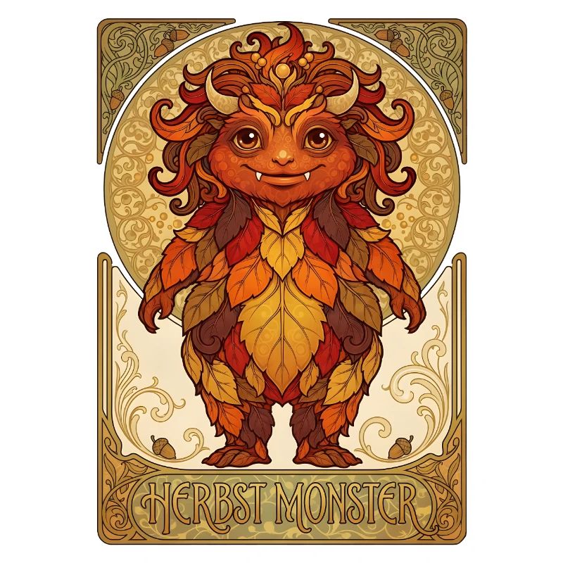 Monstres de feuillage d’automne