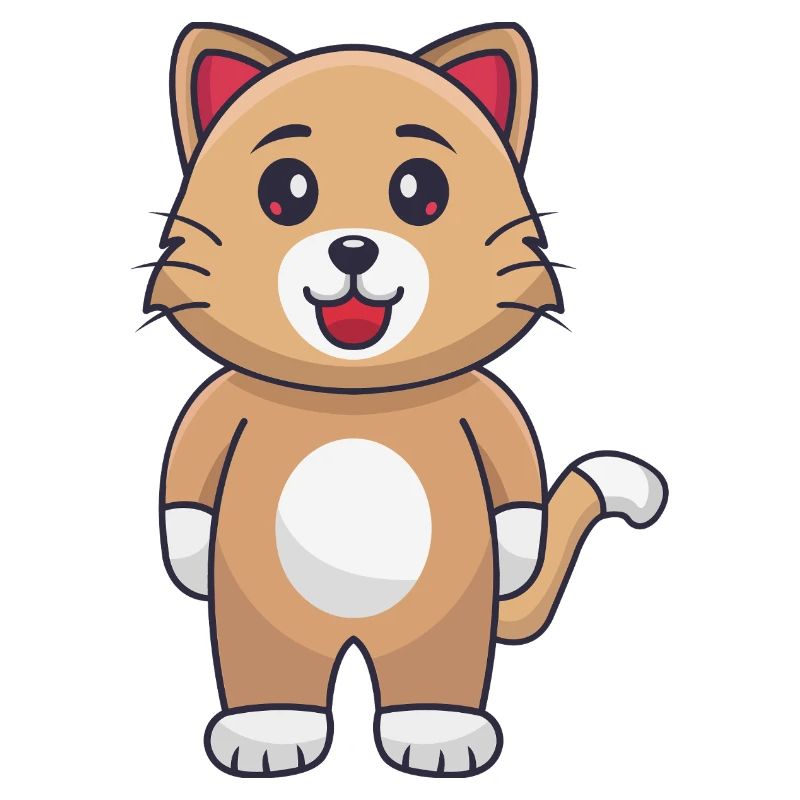 Karikatur-Katze