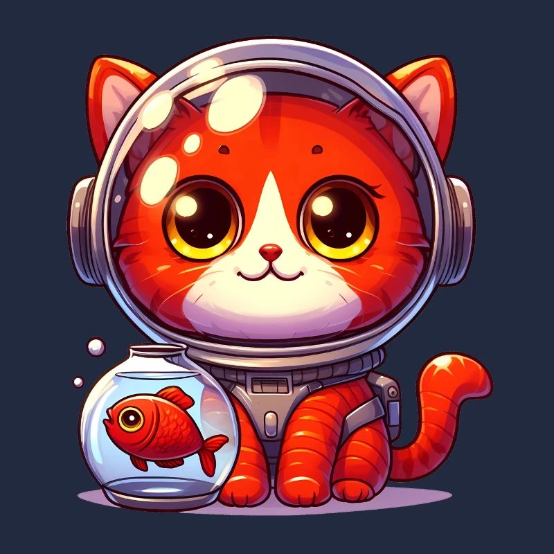 Le chat astronaute