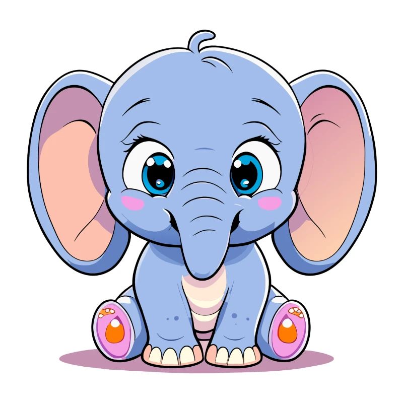 éléphant mignon
