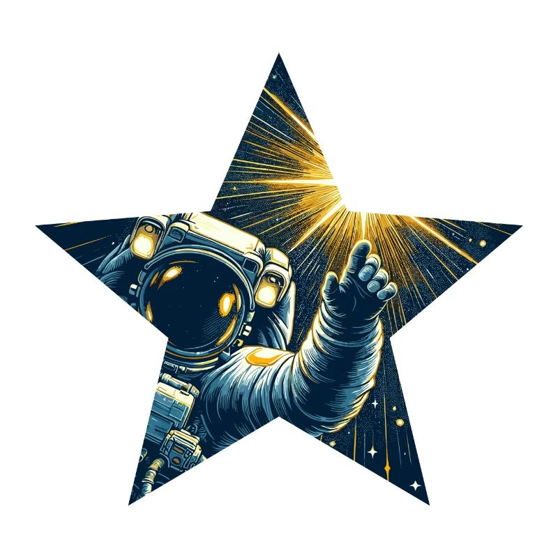 Astronaut’s Star Art: Space Exploration!