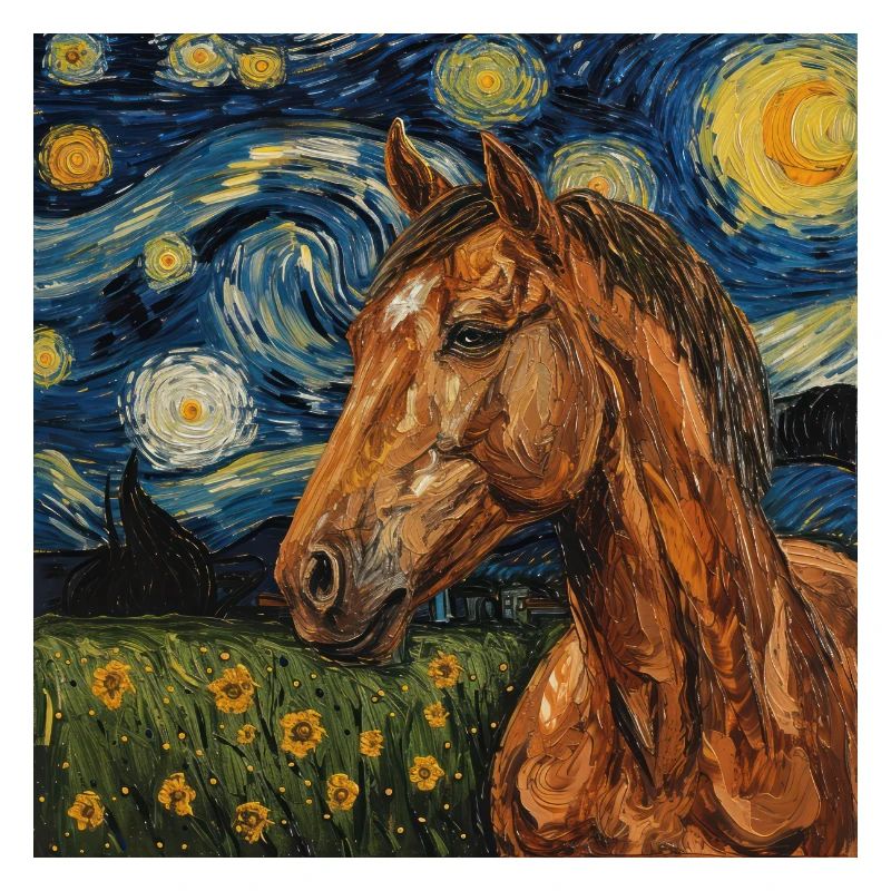 Pferd Van Gogh