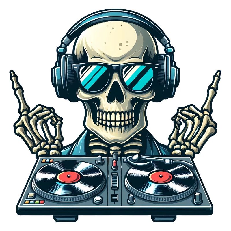 Squelette de DJ