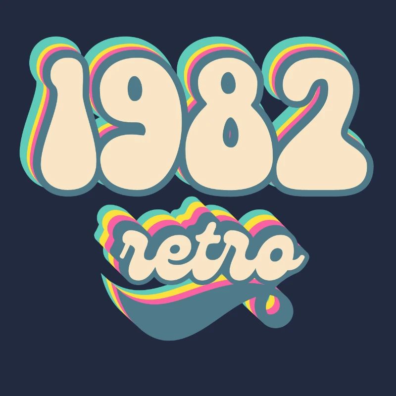 1982 retro idée cadeau