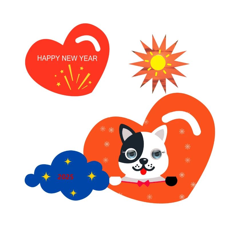 Joyeuses An, salutations de la part de Kitty !