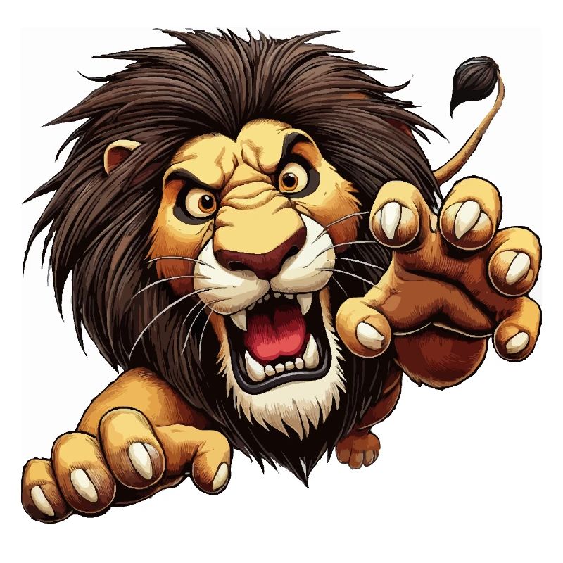 Leo attacks