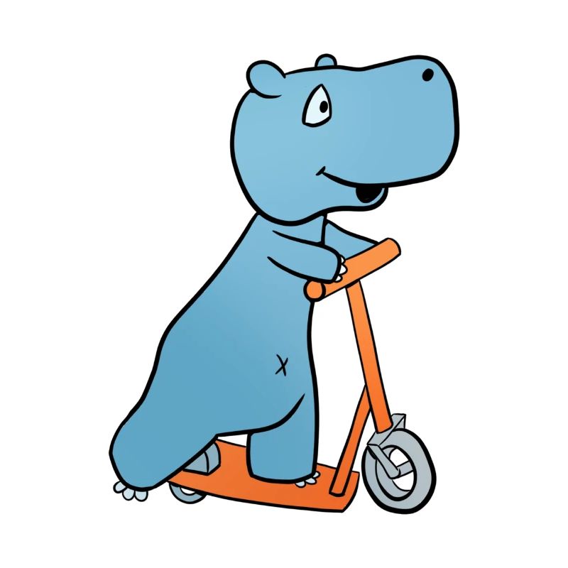 Nilpferd Roller