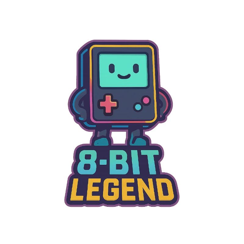 Personnage de jeu rétro Legend 8 bits