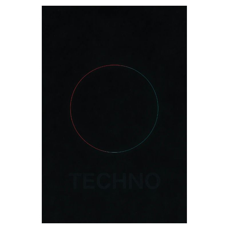 Techno in neon light