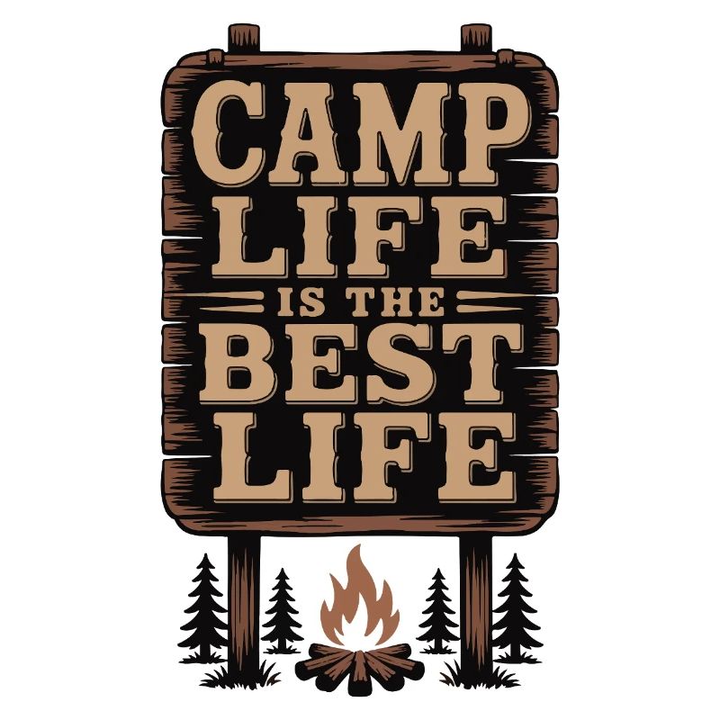 Das Camp-Leben ist das beste Leben