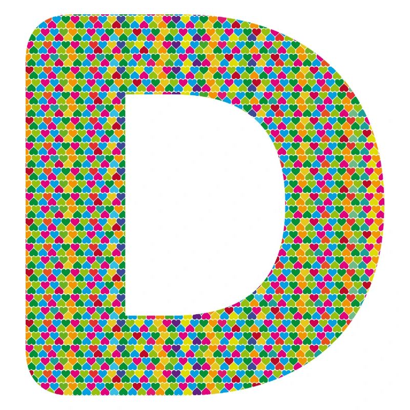 Buntes Herz D Design – Einzigartig & Stylisch!